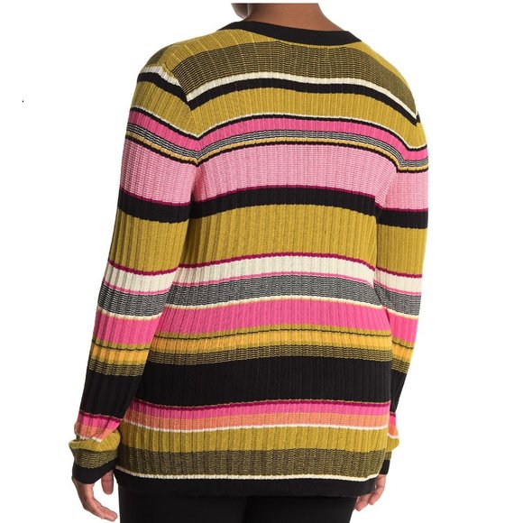 Rachel Roy Kennedy Striped Pullover Sweater. - Picture 4 of 11